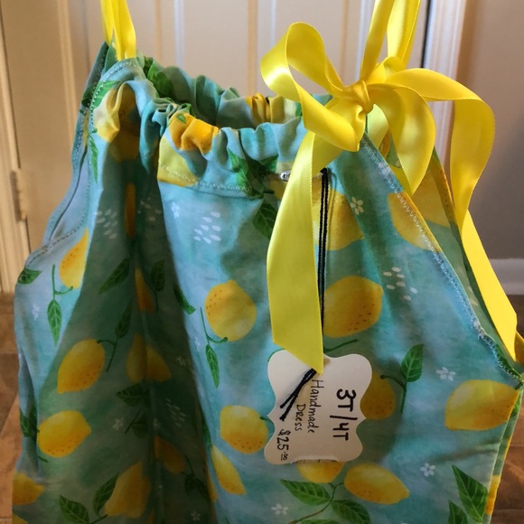 Handmade Lemon Dress - Picture 4 of 4
